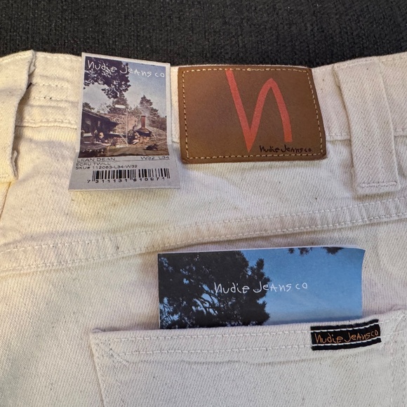 Nudie Lean Dean Jeans NWT, Men's SZ 32x34, Italy, New - Picture 7 of 11